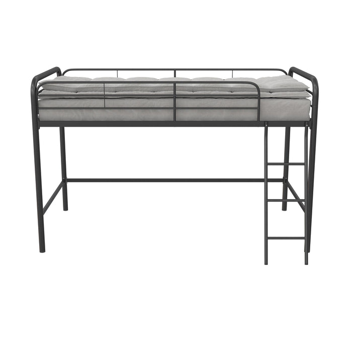 Atwater Living Cora Junior Metal Loft Bed - Black
