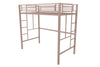 DHP Metal Twin Loft Bed - Pink