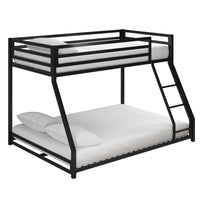 Atwater Living Mason Metal Twin/Full Bunk Bed - Black