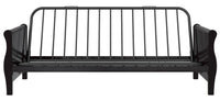 Dorel Home Atwater Living Ronson Wood Arm Futon With Espresso Wood Finish