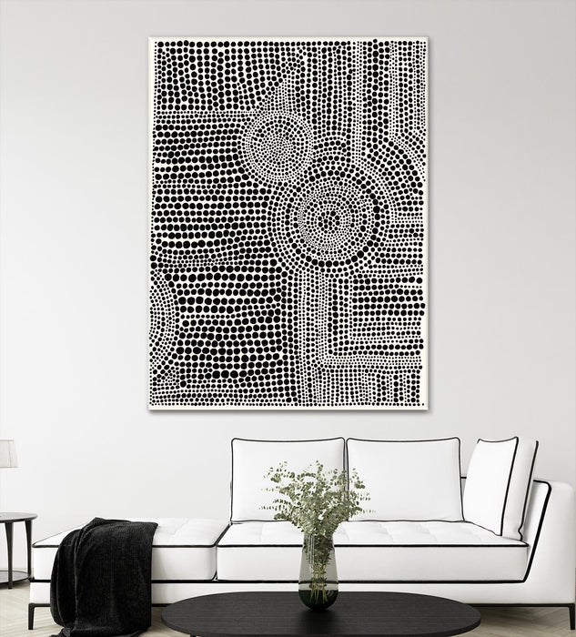 \"Clustered Dots A\" Giant Art 72x54 Wall Art