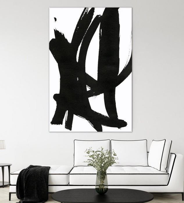\"Composition In Black And White 7\" Giant Art 72x48 Wall Art