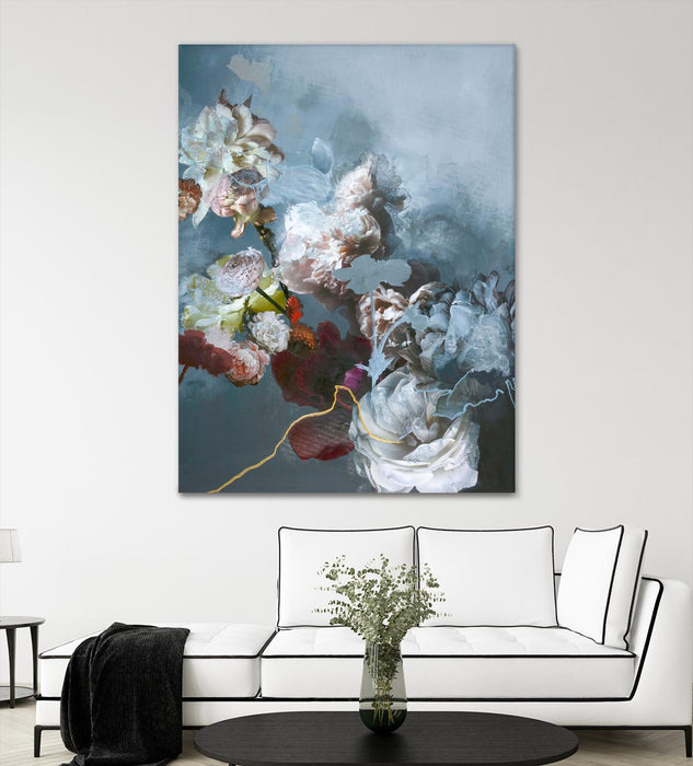 \"Haute Couture Blue\" Giant Art 72x54 Wall Art