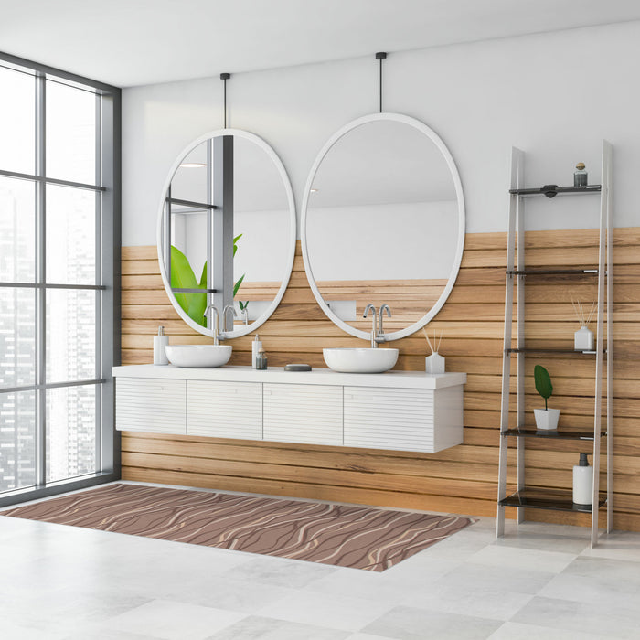 Bellezza Brown 2'2\" x 12'0\" Area Rug