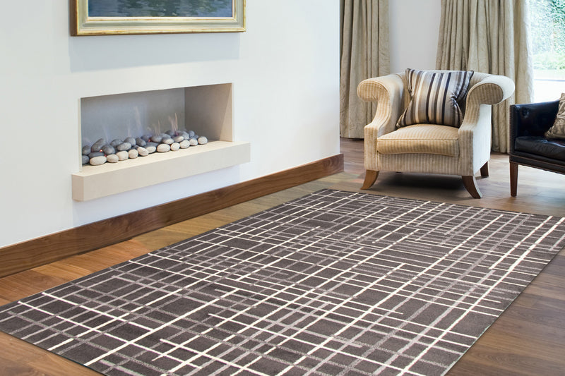 Taite Anthracite Area Rug - 7'10\" x 10'2\"