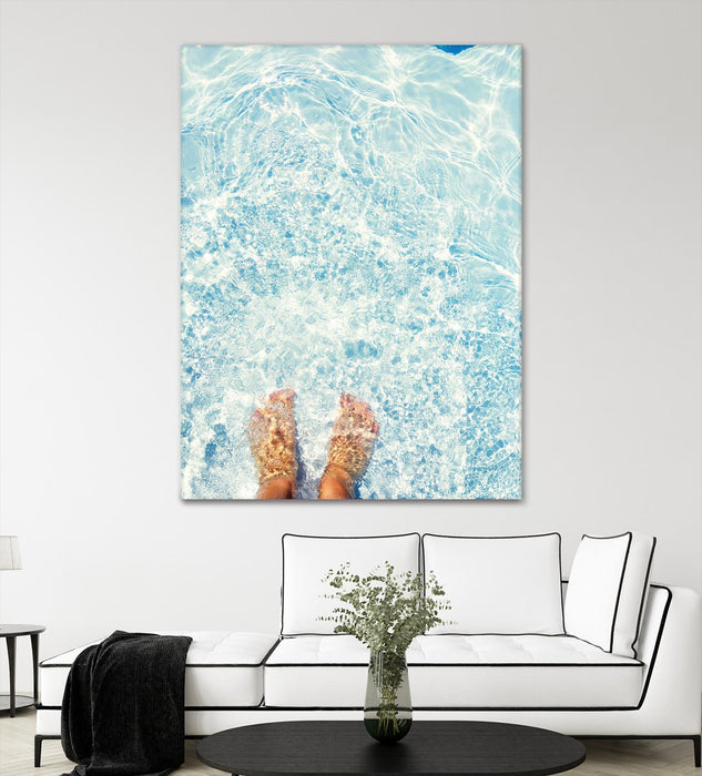 \"Relaxed Feet\" Giant Art 72x54 Wall Art