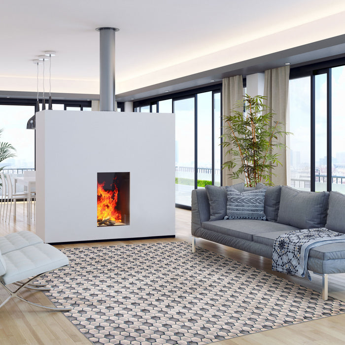 Ranger Grey/blue Rug 6'7\" X 9'6\" Area Rug