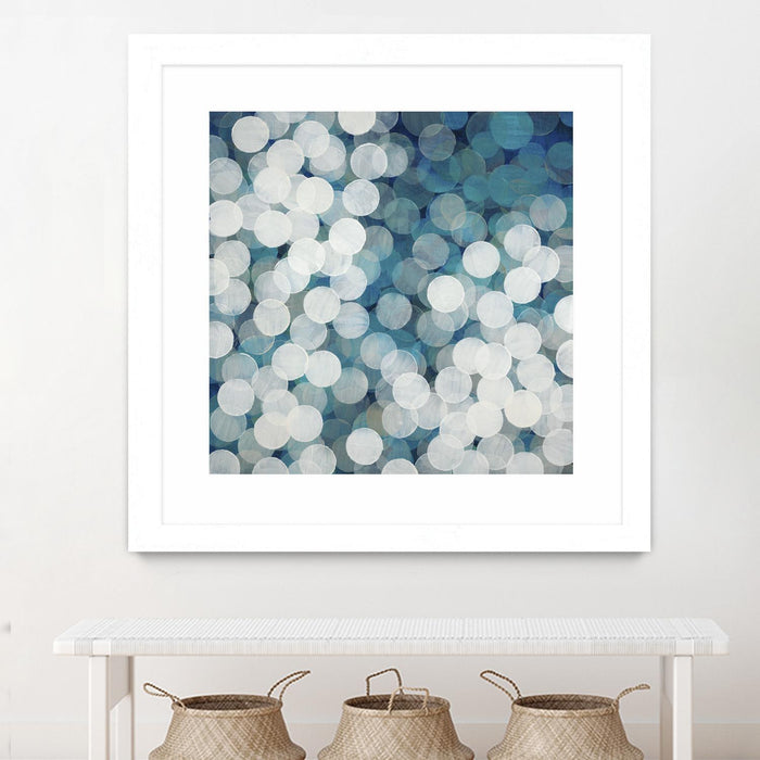 \"Head In The Clouds\" Matted and Framed White 36x36 Wall Art