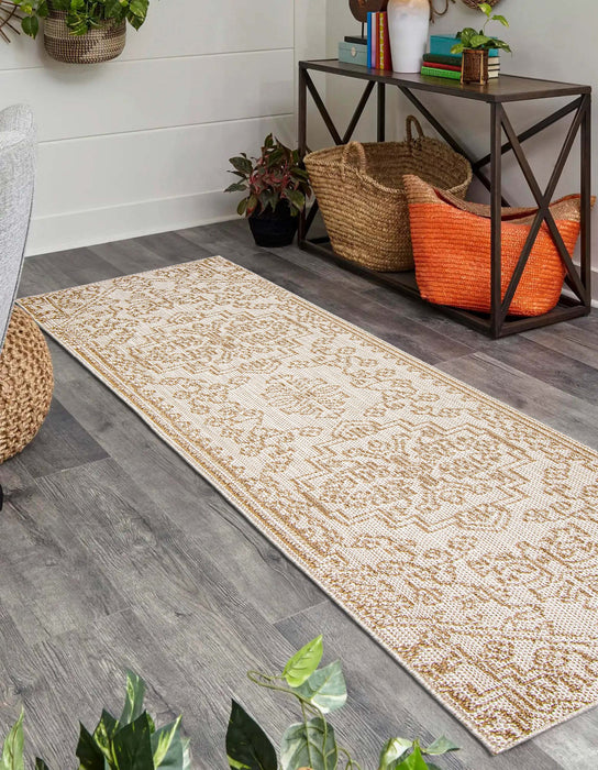 Halfrida Taupe Area Rug - 2'6\" x 12'0\"