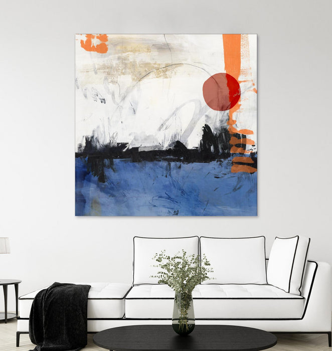 \"Midnight Rise I\" Giant Art 72x72 Wall Art