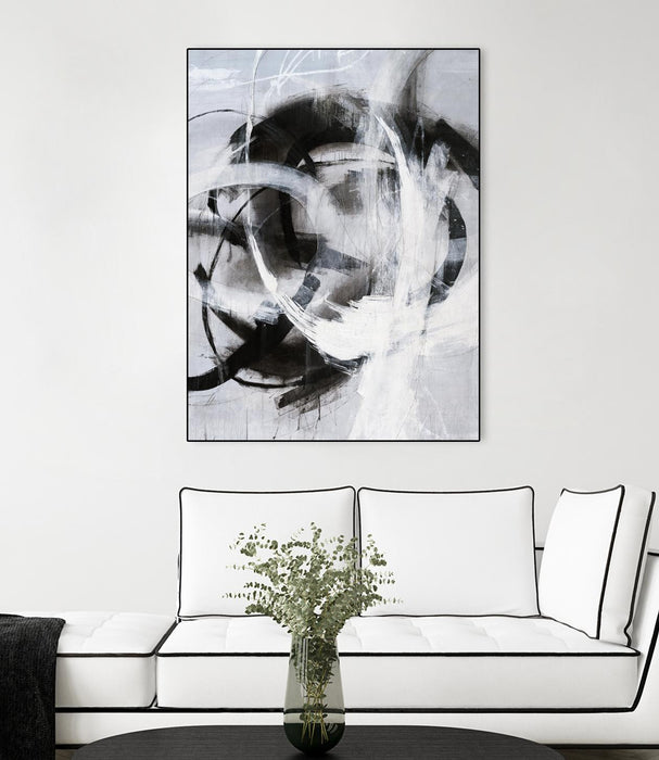 \"No Turning Radius\" Canvas Framed Black 30x40 Wall Art