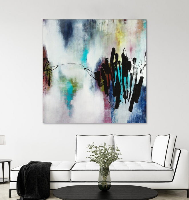 \"Disruptive Connection\" Giant Art 54x54 Wall Art