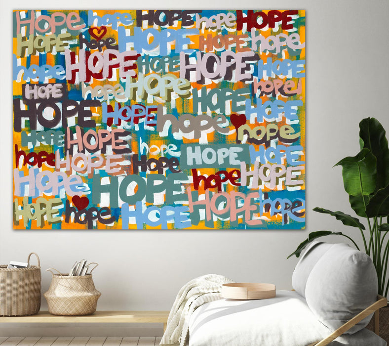 \"Its Time For Hope\" Giant Art 72x54 Wall Art