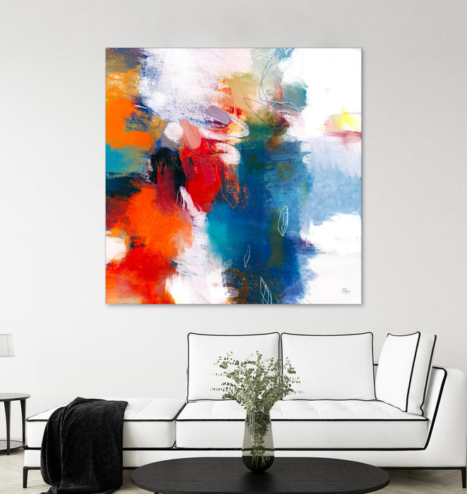 \"It's A Party Ii\" Giant Art 72x72 Wall Art