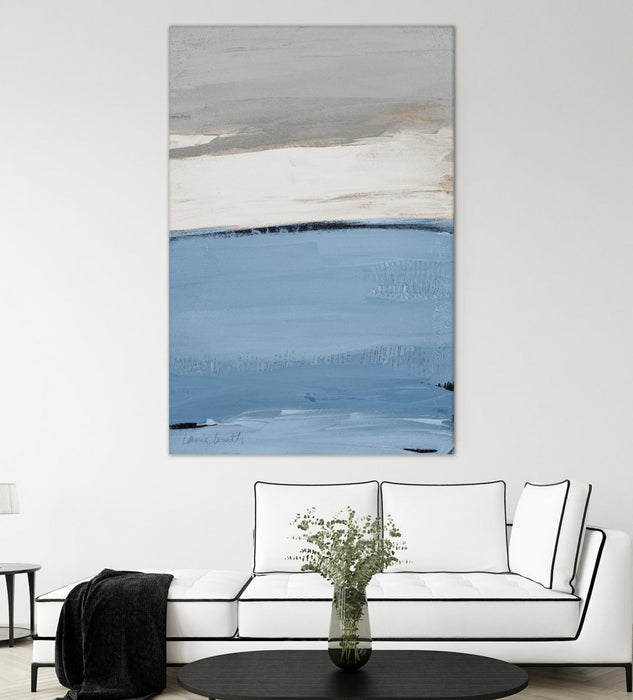 \"Blue Flatlands I\" Giant Art 72x48 Wall Art