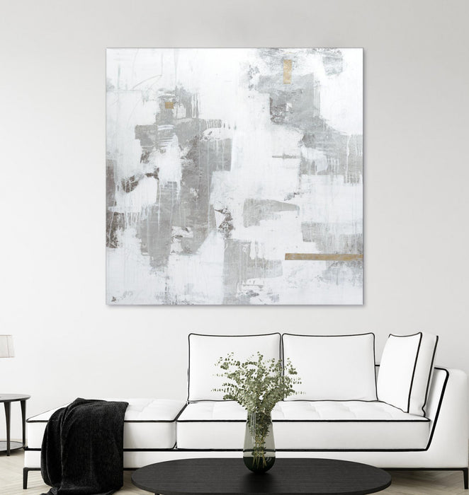 \"Haloed In Metallic Ii\" Giant Art 54x54 Wall Art