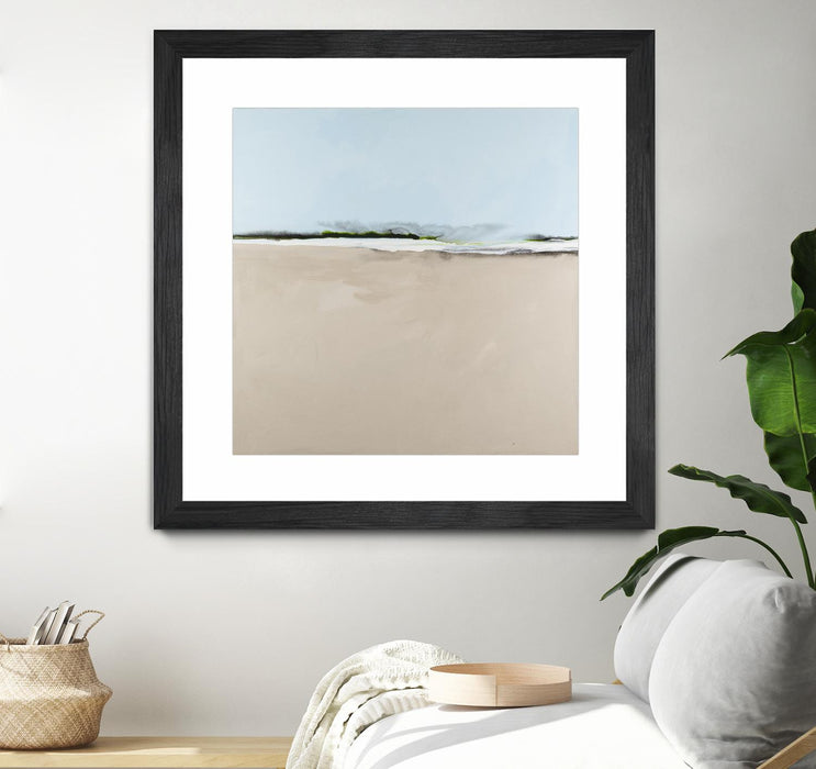 \"Simply Stated\" Matted and Framed Black 36x36 Wall Art