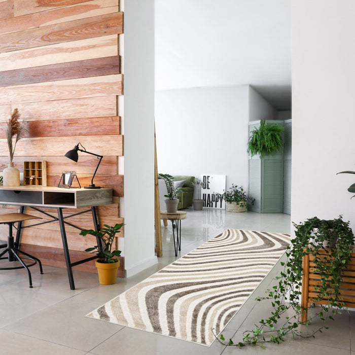 Nikkos Ivory 2'8\" x 4'11\" Area Rug