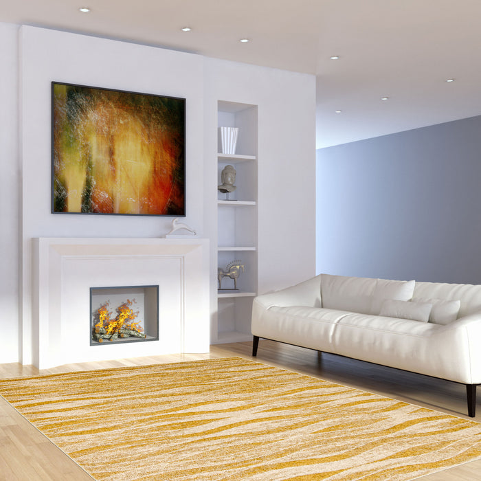 Arusha Ivory / Gold 5'3\" x 7'3\" Area Rug