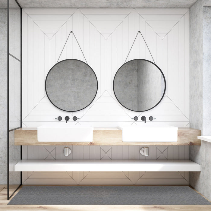 Bellezza Dark Grey 2'2\" x 10'0\" Area Rug