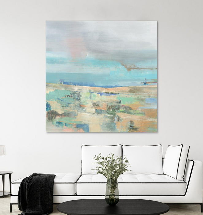 \"Low Tide I\" Giant Art 54x54 Wall Art