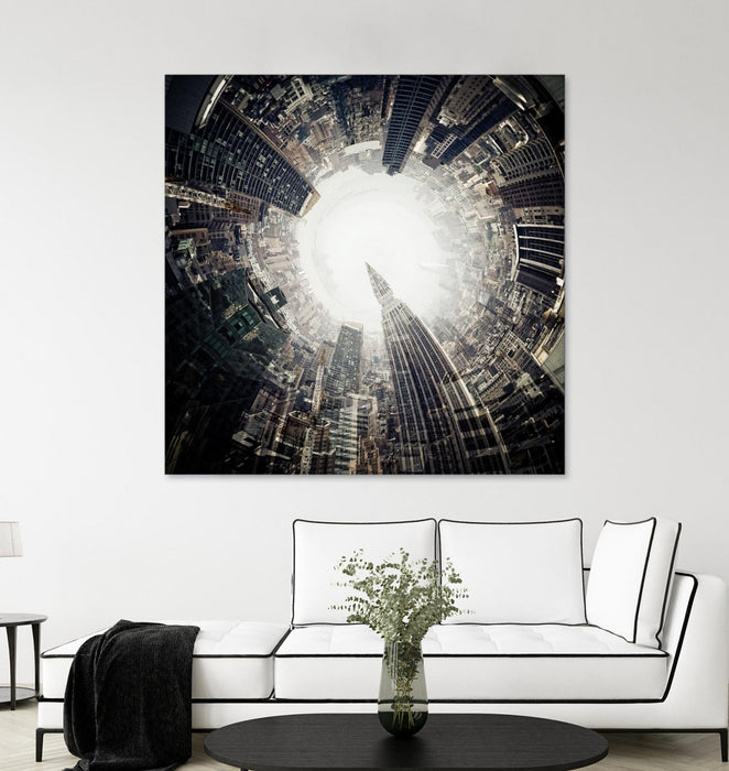 \"City Center Ii\" Giant Art 54x54 Wall Art