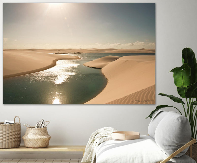 \"Soft Sunset\" Giant Art 72x48 Wall Art