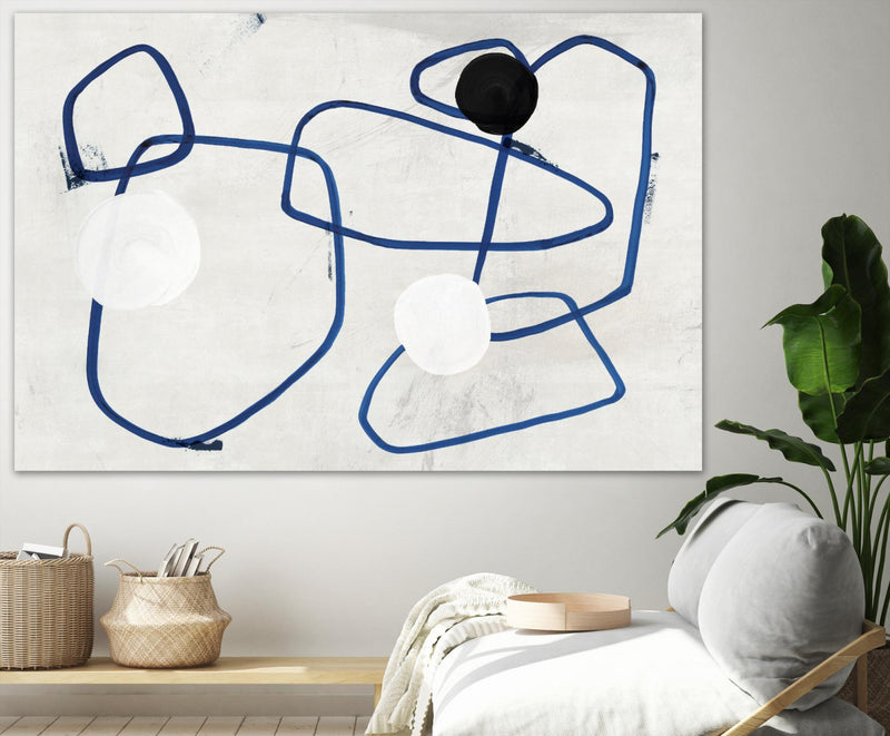 \"Midblue I\" Giant Art 84x54 Wall Art