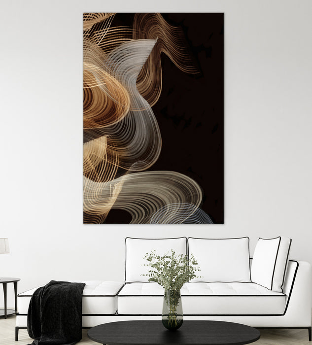 \"Smokey Lines\" Giant Art 72x48 Wall Art