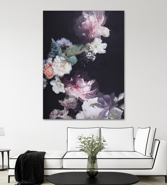 \"Purple Blossom 1\" Giant Art 72x54 Wall Art