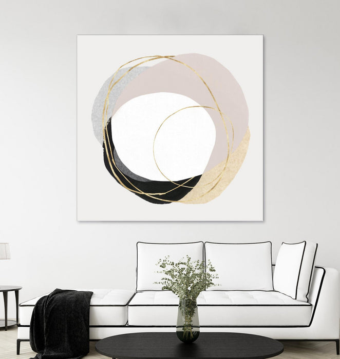 \"Ring Of Gold Ii\" Giant Art 54x54 Wall Art