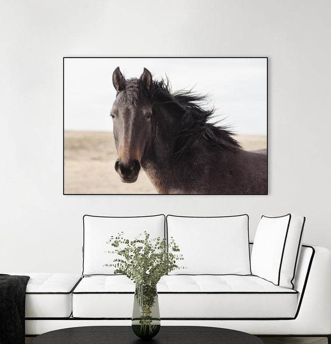 \"I See You\" Canvas Framed Black 36x24 Wall Art