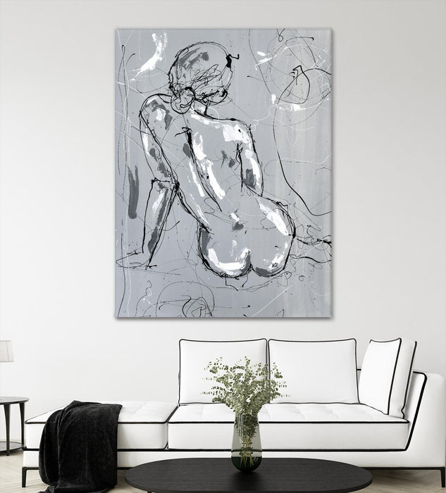 \"Nude Figure 4\" Giant Art 72x54 Wall Art