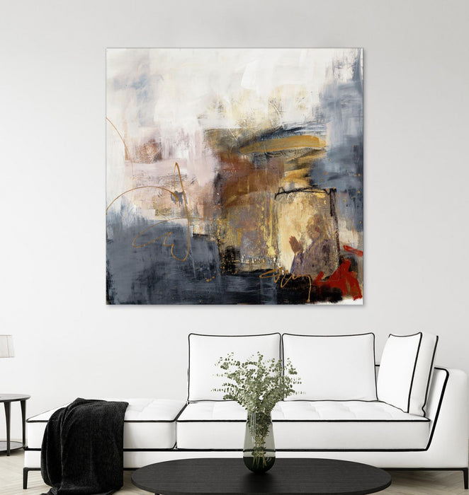 \"Hands To Heart Ii\" Giant Art 54x54 Wall Art