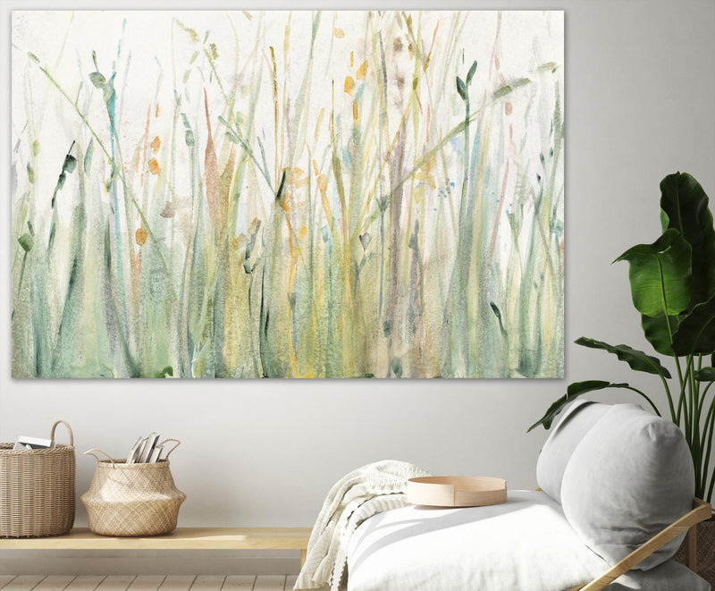 \"Spring Grasses I\" Giant Art 84x54 Wall Art