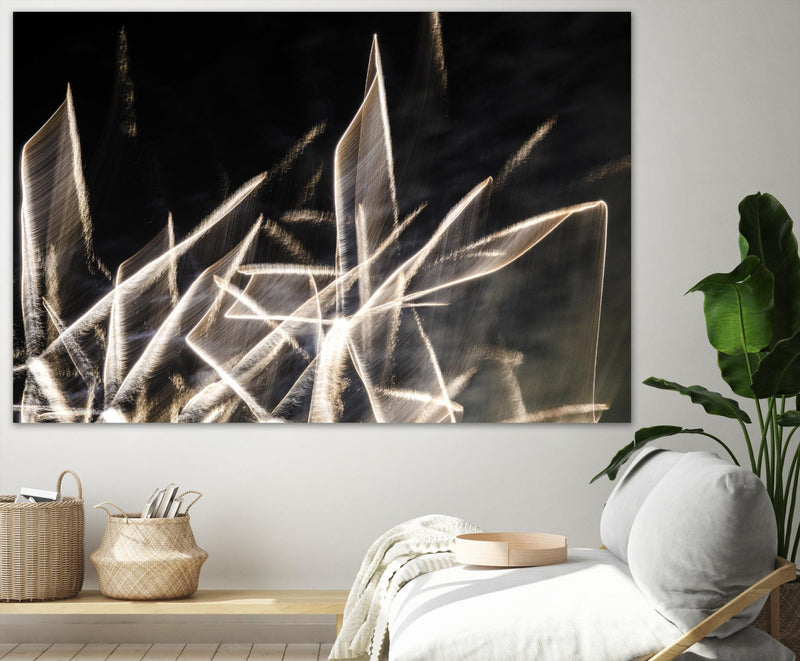\"Chiffon Light Sculpture\" Giant Art 84x54 Wall Art