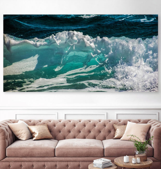 \"Broken Waves\" Giant Art 72x36 Wall Art