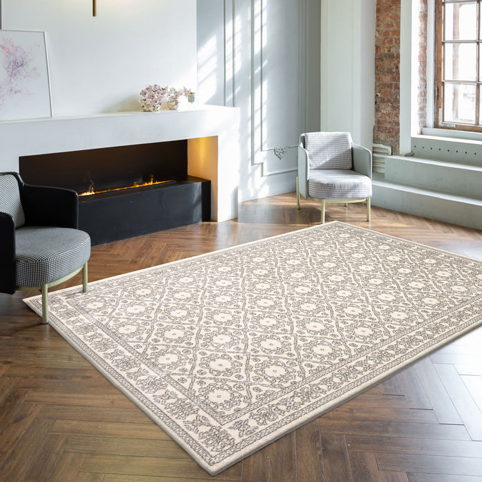 Elita Ivory Area Rug - 6'7\" x 9'6\"