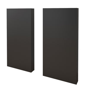 Nordika 2-Piece Extension Panels For Queen Panel Headboards - Black