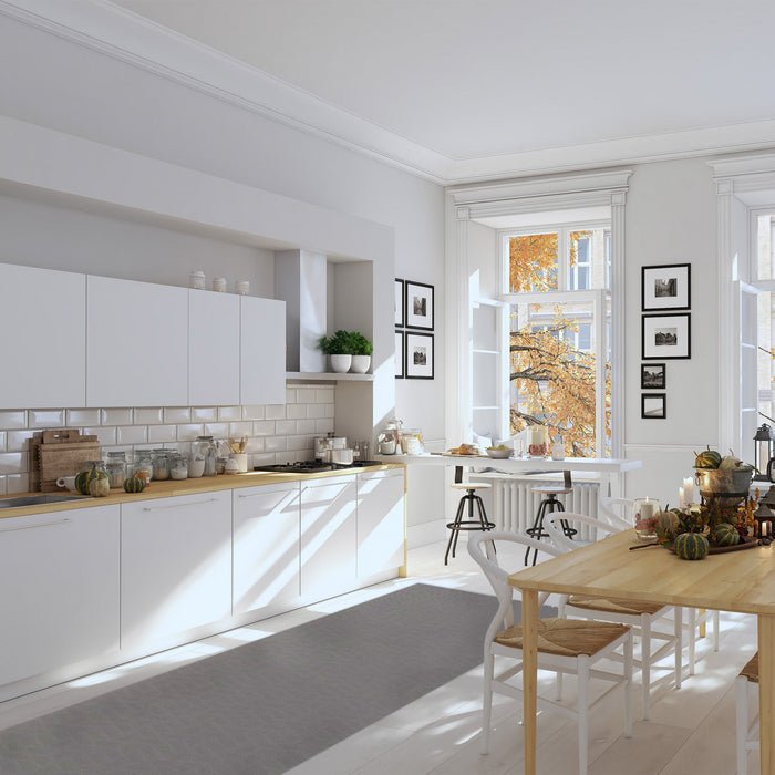 Bellezza Dark Grey 2'2\" x 10'0\" Area Rug