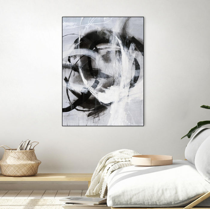 \"No Turning Radius\" Canvas Framed Black 18x24 Wall Art