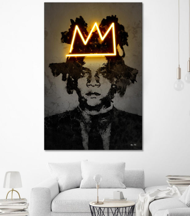 \"Basquiat\" Giant Art 72x48 Wall Art