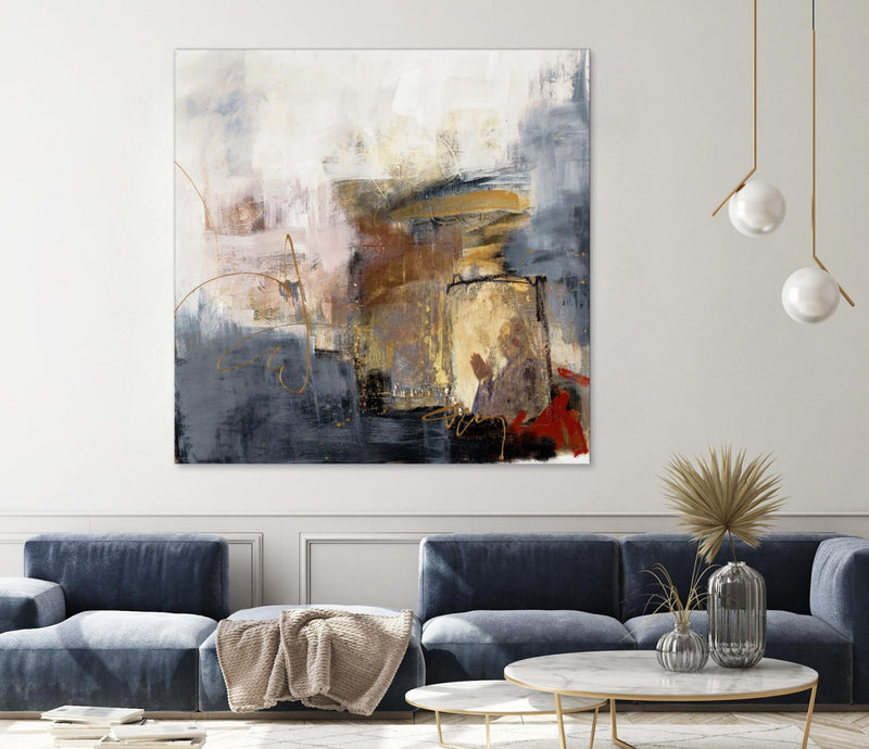 \"Hands To Heart Ii\" Giant Art 72x72 Wall Art