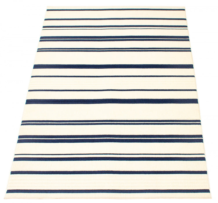 Talya Blue-Ivory 5'3\" x 7'7\" Area Rug