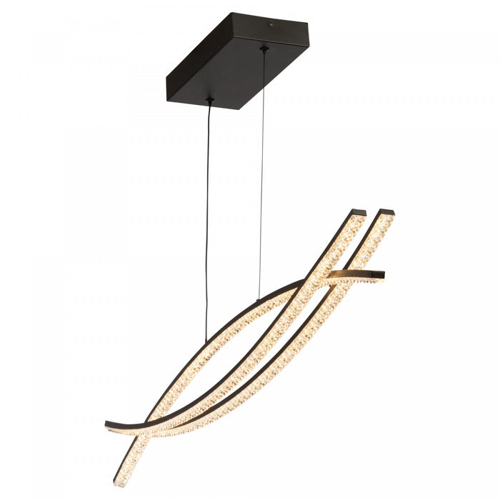 Nova 30 W LED Black Ceiling Light