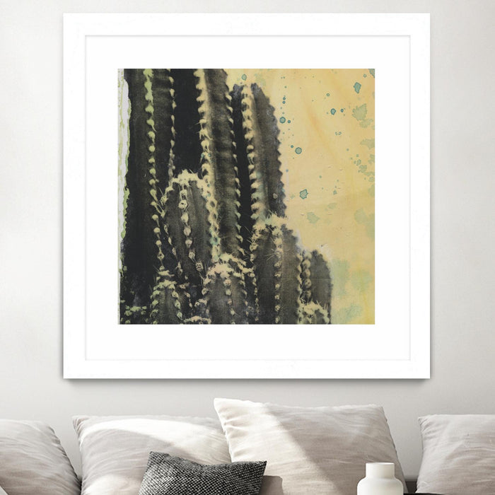 \"Desert Dreams Iv\" Matted and Framed White 36x36 Wall Art
