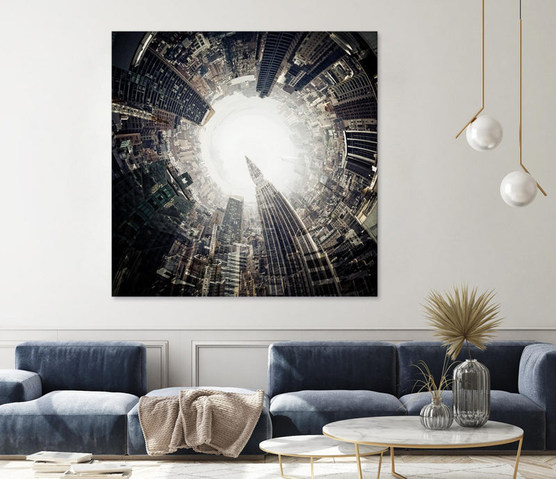 \"City Center Ii\" Giant Art 54x54 Wall Art