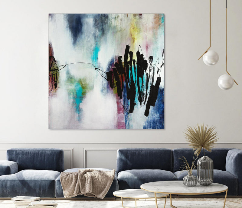 \"Disruptive Connection\" Giant Art 54x54 Wall Art