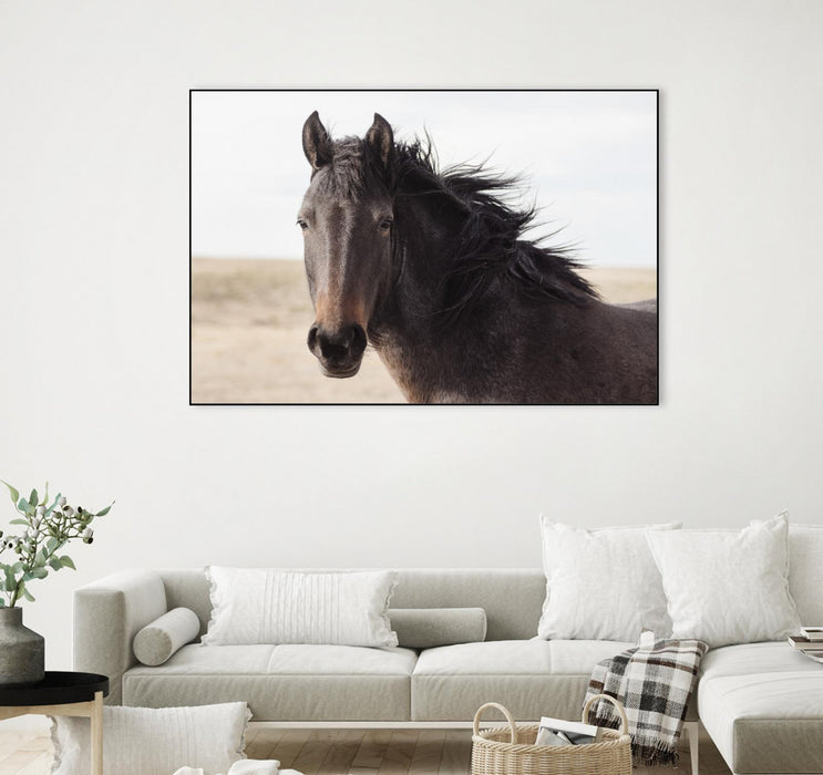 \"I See You\" Canvas Framed Black 36x24 Wall Art