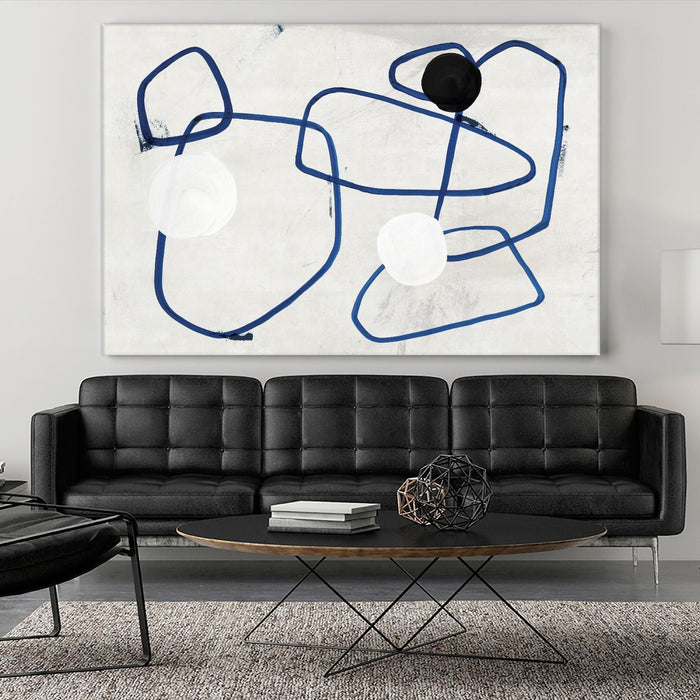 \"Midblue I\" Giant Art 84x54 Wall Art